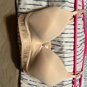 Cream PINK bra 34D